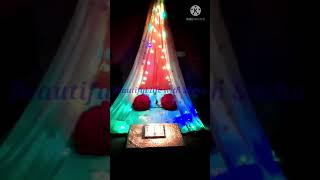 DIY Canopy ideaHow to make CanopyBirthday Anniversary Decorations [upl. by Orsino]