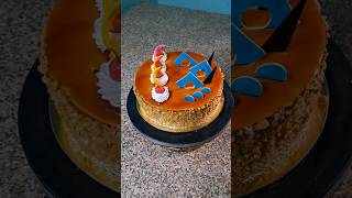 khalidcakes 1kg Butter scotch Flavour cake Design cake youtube reels viralvideo shorts [upl. by Ethyl]