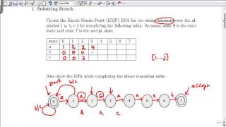 KMP Explained building the DFA [upl. by Smoot]