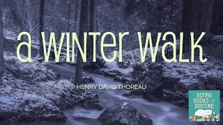 A Winter Walk by Henry David Thoreau ASMR Quiet Reading for Relaxation amp Sleep [upl. by Nahraf]