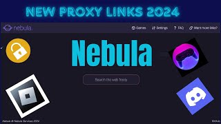 New Proxy Links For School Chromebook 2024  NEBULA PROXY [upl. by Roxie]