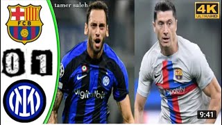 Inter Milan vs Barcelona 10  All Goals amp Highlights  UEFA Champions League 202223 [upl. by Myer]