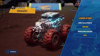 HOT WHEELS BONE SHAKER MONSTER TRUCK FREESTYLE [upl. by Mozes834]