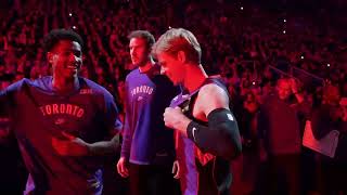 Toronto Raptors 202425 NBA Season Opener Intro  Starting Lineup Intro [upl. by Tremml]