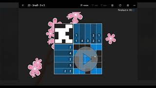 Levels 21 to 25  Nonograms Pro [upl. by Wolfgram59]