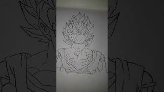 Goku Super Saiyan 2 foam drawing 😱😱 [upl. by Rebeh511]