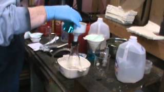 Using Nitric acid to purify contaminated silver [upl. by Novar]