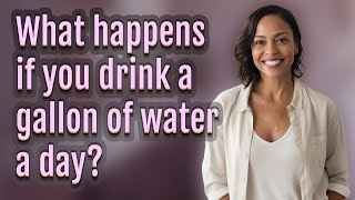 What happens if you drink a gallon of water a day [upl. by Kahler]