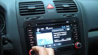 VW Golf 5 Sound System Audison Mb Quart Zenec 2011 [upl. by Inod]