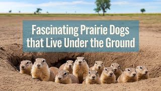 Fascinating Prairie Dogs That Live Under The Ground [upl. by Vokaay]