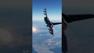 F16 Destroys Russian Missile MidAir with AIM120C [upl. by Eirahcaz]