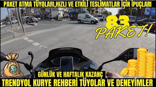 TRENDYOL 83 PAKETPAKET ATMA TÜYOLARIHIZLI VE ETKİLİ TESLİMATLAR İÇİN İPUÇLARI [upl. by Meeharb]