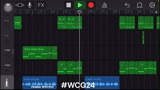 I tried making Space Melody in GarageBand 💀😭 WCG24 [upl. by Rexanne843]