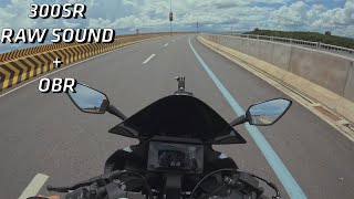 POV Chill Ride  OBR  CFMOTO 300SR  SC PROJECT  RAW SOUND [upl. by Nivk]