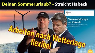 Habeck streicht deinen Sommerurlaub  Strom nur nach Wetterlage [upl. by Thompson293]