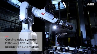 Cutting edge synergy DIKO and ABB redefine production automation [upl. by Leruj]