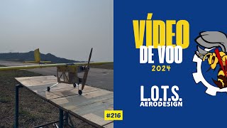 Vídeo de Voo  LOTS Aerodesign Micro 216  XXVI SAE BRASIL AeroDesign 2024 [upl. by Etteve]