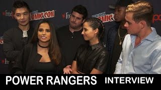 Power Rangers Actors NY Comic Con Naomi Scott Ludi Lin  Full Interview [upl. by Negriv]