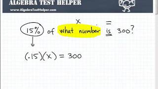 Learn How To Solve Percent Problems [upl. by Ahsilak]