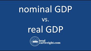 What is Nominal GDP vs Real GDP  Gross Domestic Product  IB Macroeconomics  IB Exam Review [upl. by Whelan958]