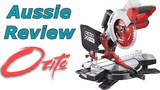 Ozito PXC 18V 210mm Compound Mitre Saw 2yr Australian Made Review [upl. by Seaver]