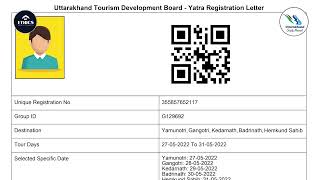 Char Dham Registration Process  Kedarnath Registration Process 2022  Tourist Care Uttarakhand [upl. by Adnil]