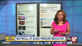 Blood pressure medication recalled over cancer concerns [upl. by Blisse]