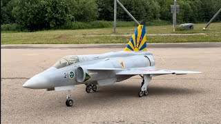 JA 37 Viggen RC [upl. by Oiceladni183]