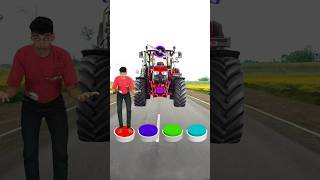 Red yellow green purple button to tractor jcb roller truck  new vfx vehicle names shorts [upl. by Ainattirb]