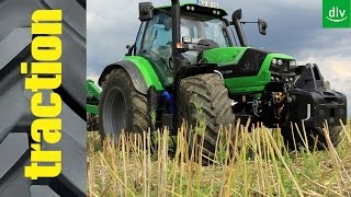 DeutzFahr 6210 CShift im tractionTest [upl. by Seth]