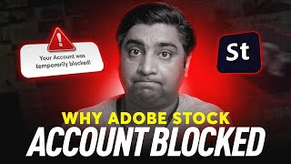 Why Adobe Stock Contributor Account Blocked or Suspended [upl. by Nyrahs820]