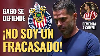 🚨 ¡NOTICIAS CHIVAS Fernando GAGO NIEGA ser un FRACASADO y DEMERITA a COWELL en su GOL 🚨 [upl. by Arabele]