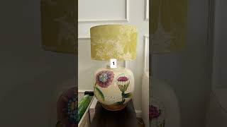 Choosing a lampshade design from the illustrations Ive created interiordecor homedecor artist [upl. by Adil585]