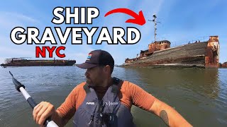 Kayaking amp Exploring the Infamous Staten Island Ship Graveyard in NYC [upl. by Ona]