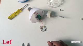 FESTIVAL ROTATING LIGHT REPAIR IN HOME IN EASY WAY HOMELEDREPAIR [upl. by Arlena]