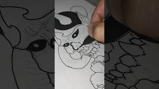 Drawing Hannya Mask Tattoo Idea Part 3 tatuagem art hannyamask howtodraw [upl. by Cale550]