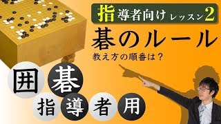 【囲碁指導者向け】囲碁の入門指導方法をお伝えします 第二回 [upl. by Gabrielson107]