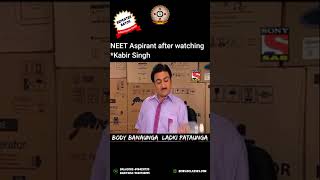 Life of NEET aspirant after realising exam date shorts youtube [upl. by Ahtnama732]