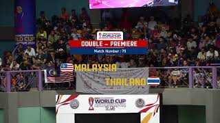 M75 Malaysia vs Thailand  ISTAF Sepaktakraw World Cup Kuala Lumpur 2024 [upl. by Lareine]