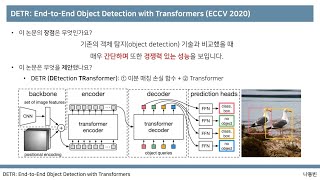 DETR EndtoEnd Object Detection with Transformers 꼼꼼한 딥러닝 논문 리뷰와 코드 실습 [upl. by Nelleoj325]