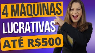 4 Maquinas Lucrativas de até R50000 para Trabalhar em Casa e Faturar Muito [upl. by Tamanaha292]