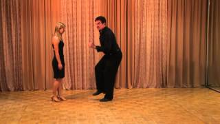 How to Jitterbug Single Swing Center Rhythm Movement [upl. by Olin455]