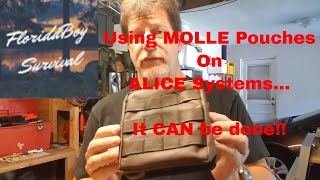 Tactical Gear Tips  Using MOLLE pouches on ALICE systems [upl. by Galvin]