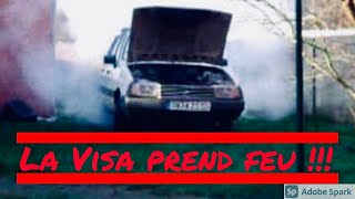 Lubrification du moteur de la citroen visa [upl. by Lupiv]