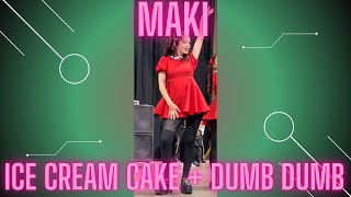 Red Velvet  Ice Cream Cake  Dumb Dumb Maki Focus [upl. by Ordnagela]