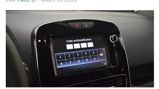 Sans démonté medianav récupérer le code authentification radio Renault [upl. by Grunberg]