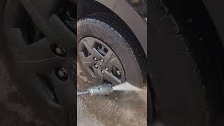 Car tyre polish automobile nittorai carcleaning [upl. by Stelle353]