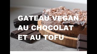 Gâteau cru au chocolat et au tofu soyeux vegan [upl. by Allene]