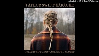 Taylor Swift  coney island feat The National Karaoke Version [upl. by Ladiv]