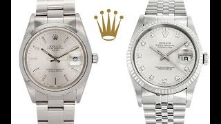 Whats The Difference Rolex Datejust Vs Rolex Oyster Perpetual Date [upl. by Huber50]